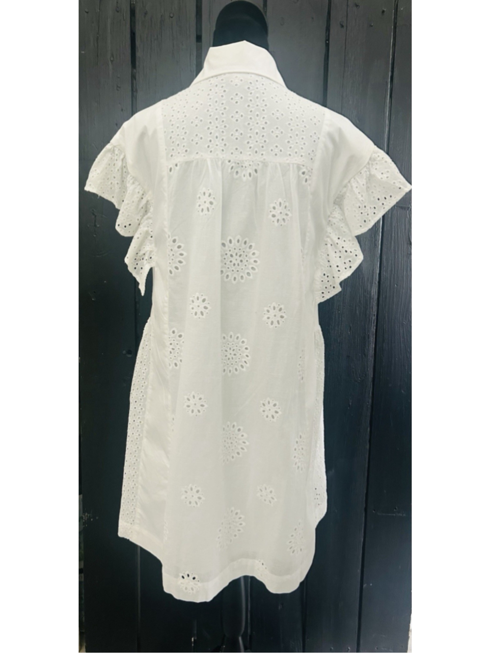 Before You with love White BOHO Eyelet Dress - Picture 7 of 7